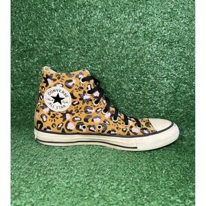 Converse Chuck Taylor All Star High Top Cheetah Print Shoe Sneakers Women Size 7